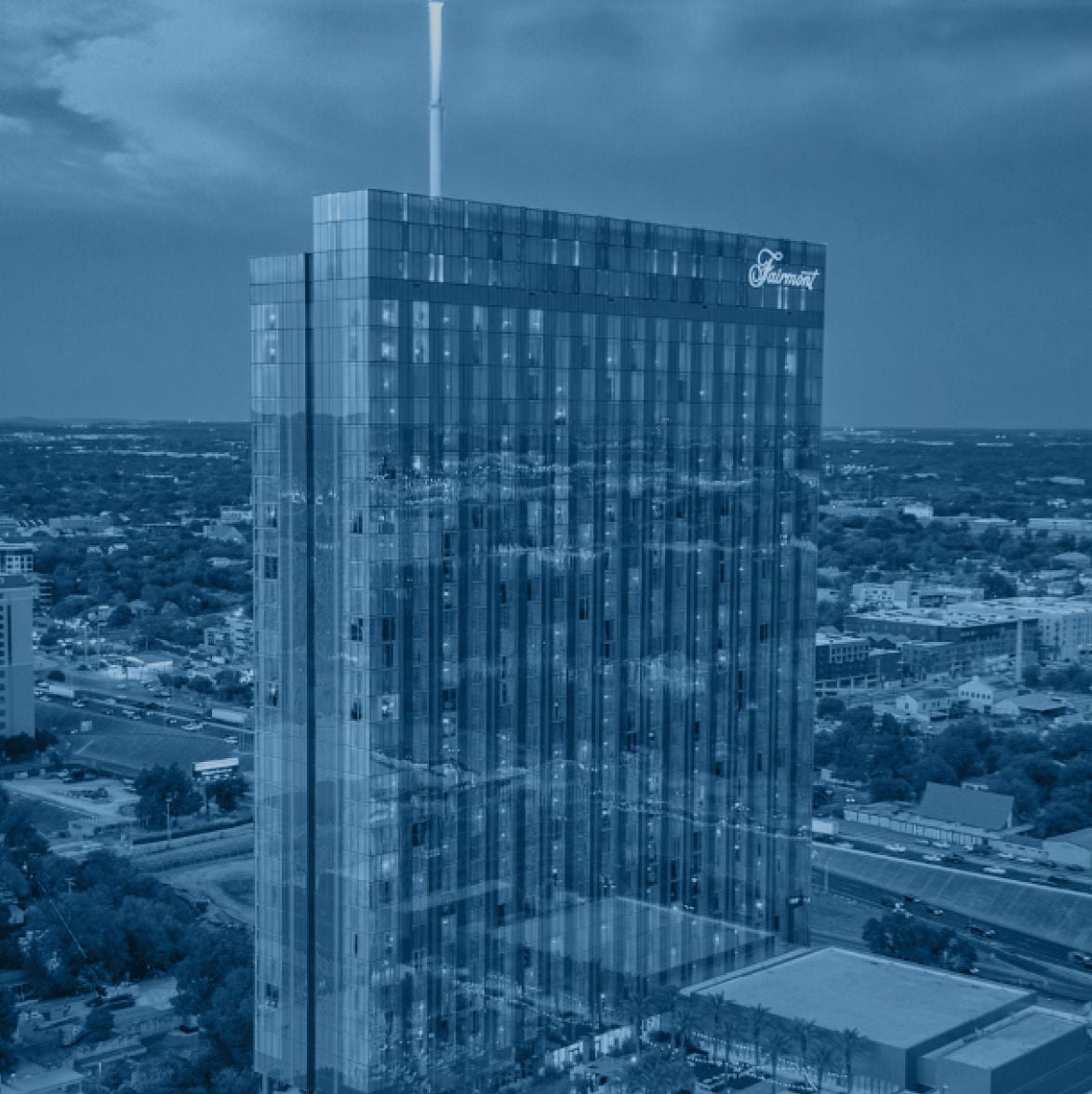 Exterior shot of the Trustweek 2024 venue, the Fairmont hotel in Austin, Texas.