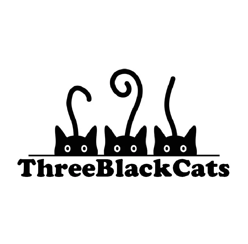 The Three Black Cats logo represents a creative digital agency specializing in design, branding, and digital strategy to help businesses build engaging online experiences.